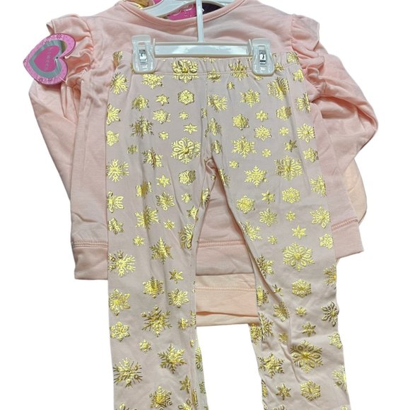 girls 2 piece outfit with hair scrunchie - Picture 2 of 2